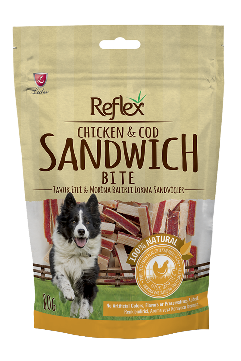 Reflex Chicken Meat & Cod Sandwich Bite - Reflex