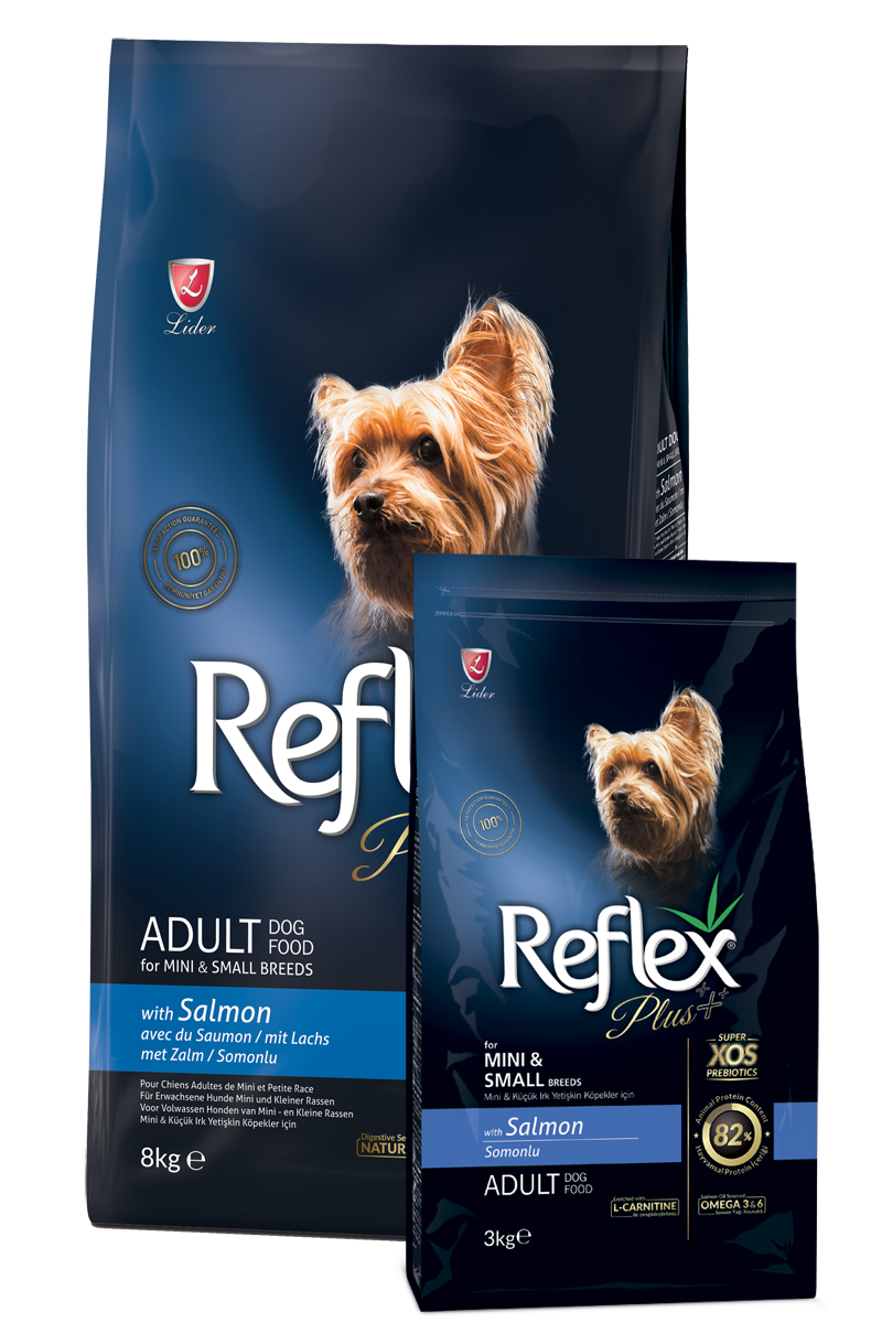Reflex Plus Mini Small Breed Adult Dog Food with Salmon Reflex