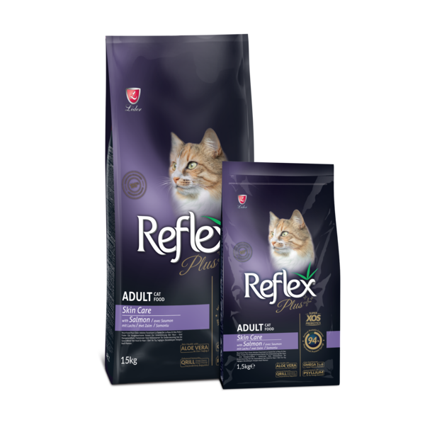 Reflex Plus Skin Care Adult Cat Food with Salmon - Reflex