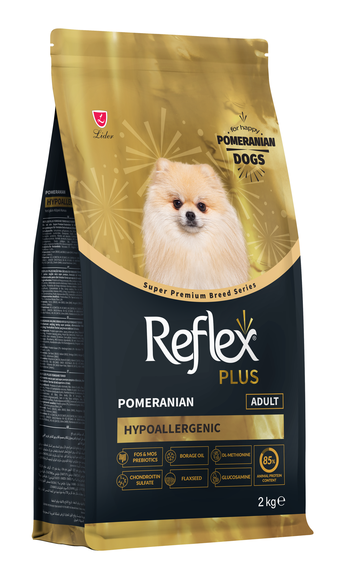 Reflex Plus Pomeranian Adult Dog Food Reflex